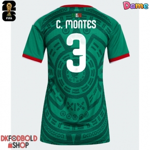 Mexico Cesar Montes #3 Hjemmebanetrøje Dame VM 2026 Kort ærmer